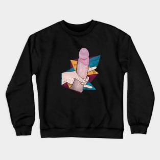 Rock Hard On Crewneck Sweatshirt